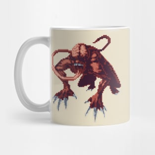 Resident Evil Licker Pixel Art Mug